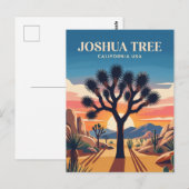 Joshua-Tree-Nationalpark USA Postkarte (Vorne/Hinten)
