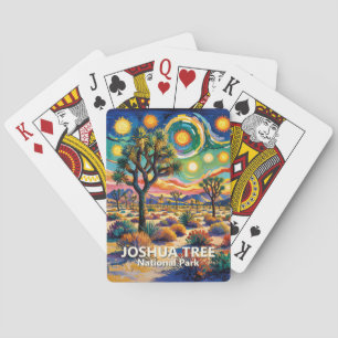 Joshua-Tree-Nationalpark Van Gogh Farbwüste Spielkarten