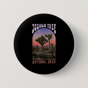 Joshua-Tree-Nationalpark, Vintage Kalifornien Wand Button