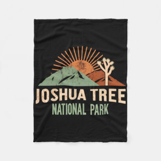 Joshua Tree Nationalpark Vintage Wandern Camping O Fleecedecke