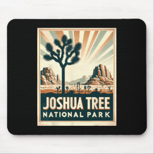 Joshua Tree Nationalpark Vintage Wandern Camping O Mousepad