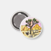 Joshua Tree Nationalpark Watercolor Magnet (Vorderseite/Rückseite)