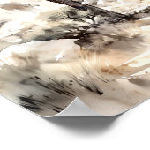 Joshua Tree Nationalpark Watercolor Poster (Ecke)