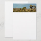 Joshua Tree Nationalpark Wüste Landschaft Briefpapier (Vorne/Hinten)