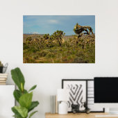Joshua Tree Nationalpark Wüste Landschaft Poster (Heimbüro)