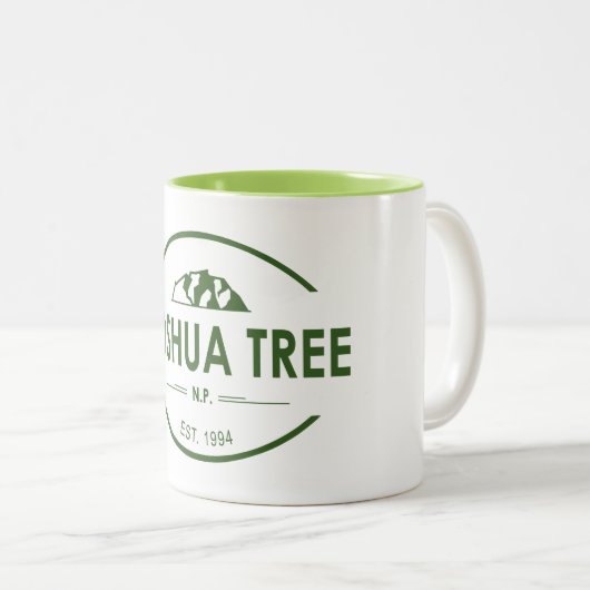 Joshua Tree Nationalpark Zweifarbige Tasse (VorderseiteRechts)