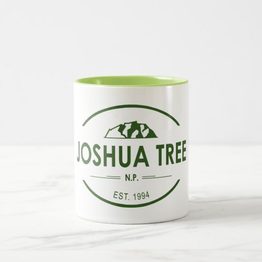 Joshua Tree Nationalpark Zweifarbige Tasse (Mittel)