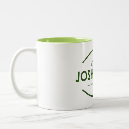 Joshua Tree Nationalpark Zweifarbige Tasse (Links)
