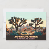 Joshua Tree Nationalparkwüste Einladung (Vorderseite)