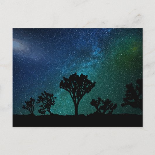 Joshua Tree Night Sky Postcard Postkarte (Vorderseite)