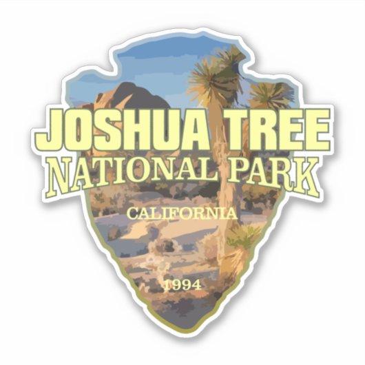 Joshua Tree NP (Arrowhead) Aufkleber (Vorderseite)