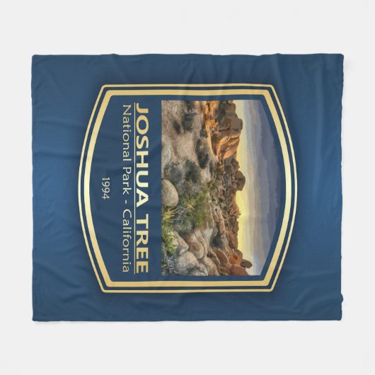 Joshua Tree NP (PF1) Fleecedecke (Vorderseite (Horizontal))
