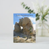 Joshua Tree Park Postcard! Postkarte (Stehend Vorderseite)