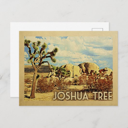 Joshua Tree Postcard California Postkarte (Vorne/Hinten)