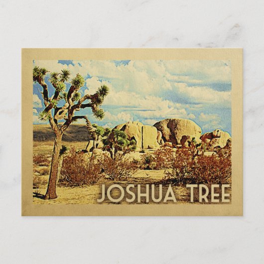 Joshua Tree Postcard California Postkarte (Vorderseite)