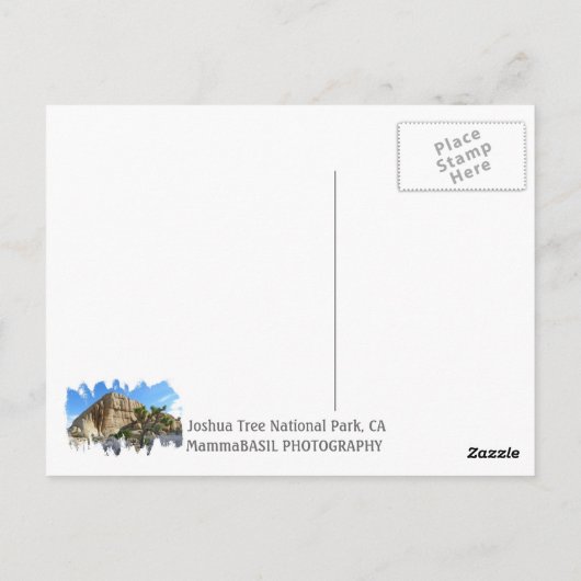 Joshua Tree Postcard! Postkarte (Rückseite)