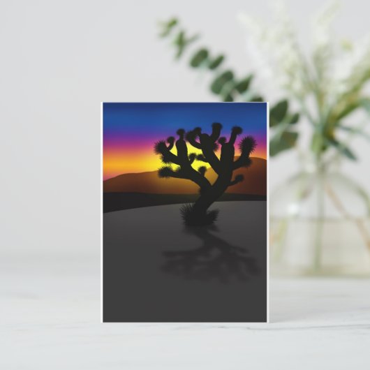 Joshua Tree Postkarte (Stehend Vorderseite)