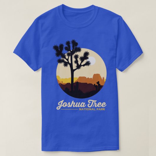 Joshua Tree Retro California Joshua Tree National T-Shirt (Design vorne)