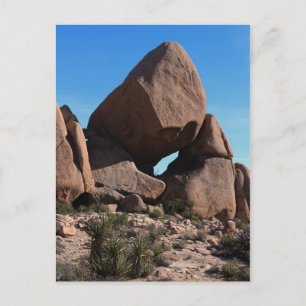 Joshua Tree Rocks Boulders Postkarte