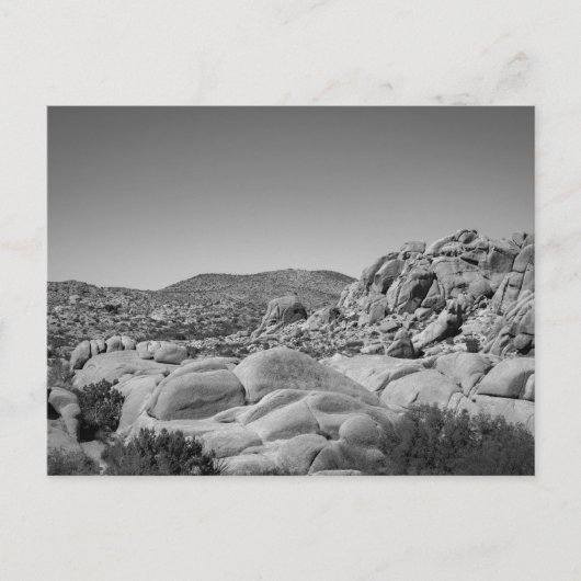 Joshua Tree Rocky Landscape - Fotografie Postkarte (Vorderseite)