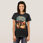 Joshua Tree Sunset Retro Classic Nationalpark 80er T-Shirt (Vorne ganz)