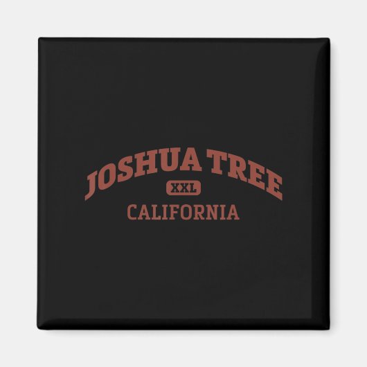Joshua Tree Uni Style Rock Climbing Area Design Magnet (Vorne)