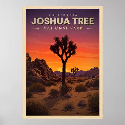 Joshua tree V01 Poster (Vorne)