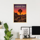 Joshua tree V01 Poster (Heimbüro)