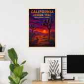 Joshua tree V02 Poster (Heimbüro)
