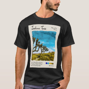 Joshua Tree Vintag Watercolor Travel T-Shirt