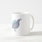 Joshua Tree-Wachtelvogel-Park-Logo Kaffeetasse (VorderseiteRechts)