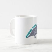 Joshua Tree-Wachtelvogel-Park-Logo Kaffeetasse (Vorderseite Links)