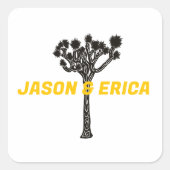 Joshua Tree Wedding Custom Sticker (Vorderseite)