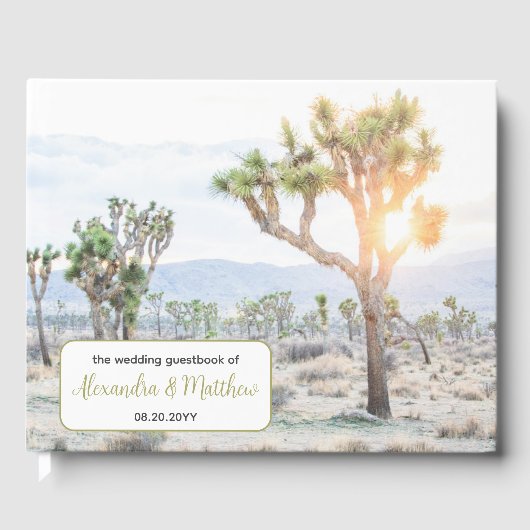 Joshua Tree Wedding Gästebuch (Vorderseite)