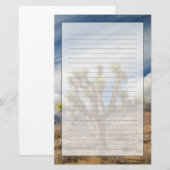 Joshua Trees in der Wüste Briefpapier (Vorne/Hinten)