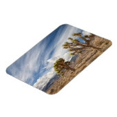 Joshua Trees in der Wüste Magnet (Linke Seite)