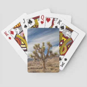 Joshua Trees in der Wüste Spielkarten