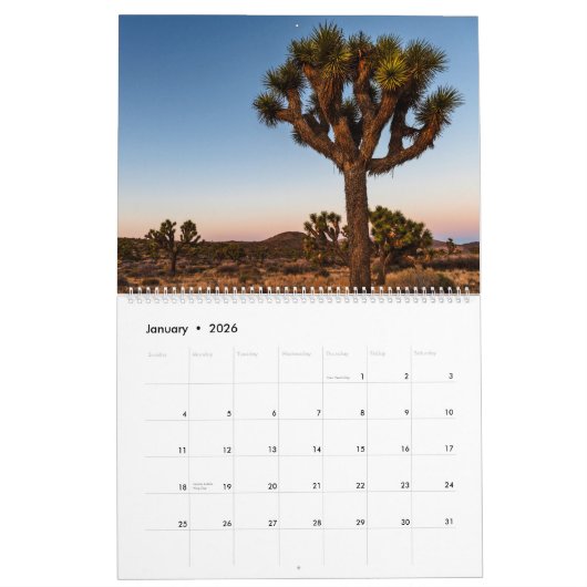 Joshua Trees Kalender (Jan 2026)