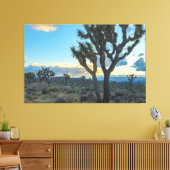 Joshua Trees Landschaft bei Sunset Leinwanddruck (Insitu (Wohnzimmer))