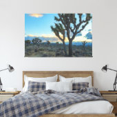 Joshua Trees Landschaft bei Sunset Leinwanddruck (Insitu (Schlafzimmer))