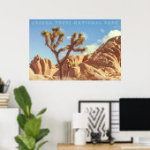 Joshua Trees Nationalpark Landschaftslandschaft Poster (Heimbüro)