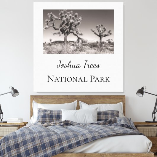 Joshua Trees Nationalpark Leinwanddruck (Insitu (Schlafzimmer))