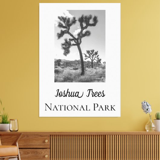 Joshua Trees Nationalpark Leinwanddruck (Insitu (Wohnzimmer))