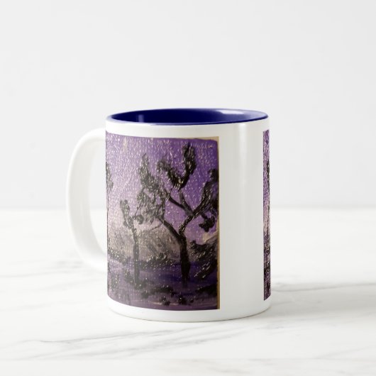 Joshua Trees Zweifarbige Tasse (Vorderseite Links)