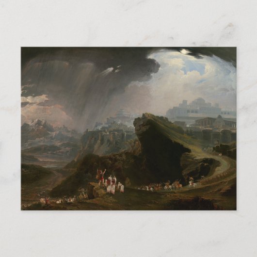 Joshua und die Schlacht bei Gibeon Postkarte (Vorderseite)