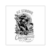 Joshus 1:9 gummistempel (Prägung)