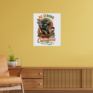 Joshus 1:9 poster
