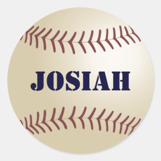 Josiah Baseball Sticker / Siegel