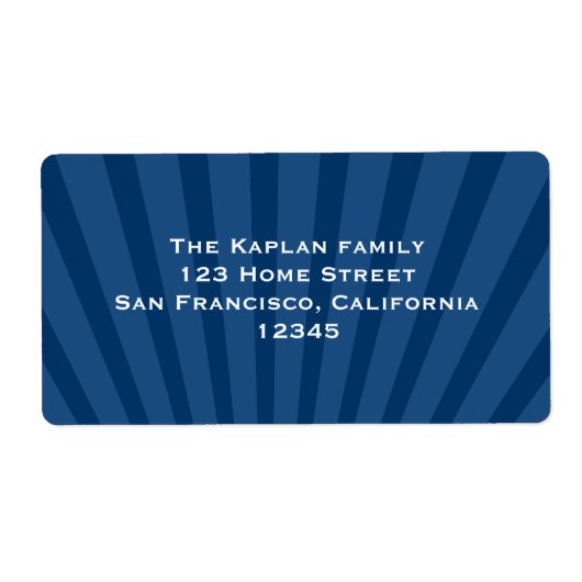 Josiah Return Address Label (Vorne)