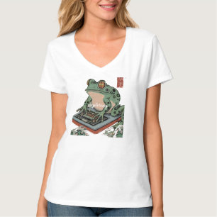 Josias art of frog vektorgraphisch T-Shirt
